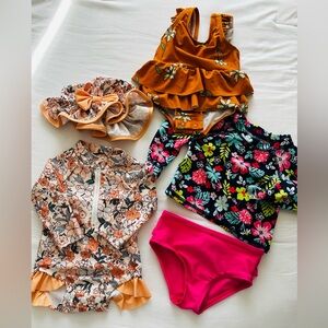 Baby Girl Swimwear Lot- For 3-6 Month Olds- Preowned